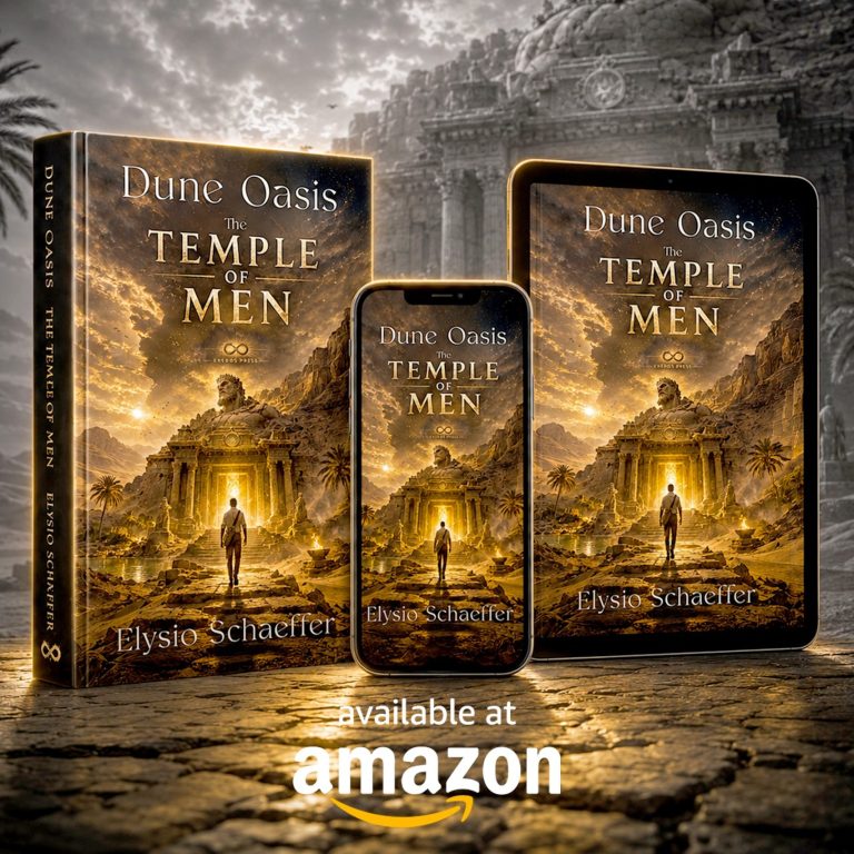Temple of Men by Elysio Schaeffer – A Dune Oasis story from Everos Press Temple of Men by Elysio Schaeffer – gay fiction, spiritual erotic poetry and prose exploring masculinity, love, and transformation – availab
